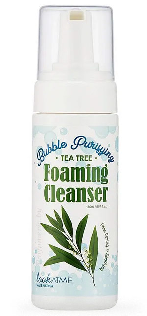 Косметика-уход BUBBLE PURIFYING Look At Me Foaming Cleanser Tea Tree Пенка для лица очищающая с экстрактом чайного дерева